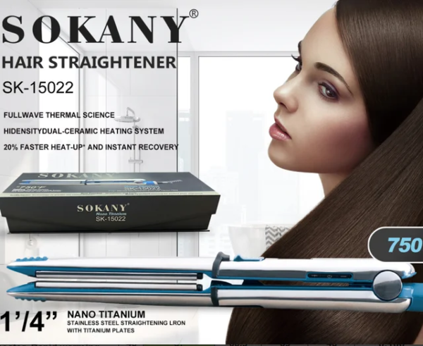 Sokany Nano Titanium Hair Straightener SK-15022