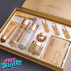 OKADY Time Peptide Gold Lady Skin Care Set 10 Pcs