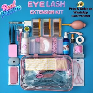 Professional Eyelash Extension And Practice Kit 25 Items For Salon & Home