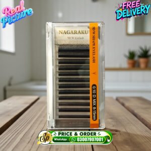 NAGARAKU 5D W Shape Eyelash Extensions Mix Length Tray