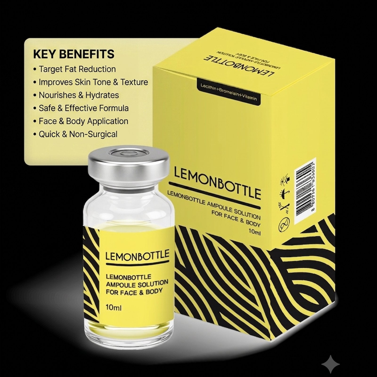 LEMON BOTTLE Fat Dissolving Solution 10ml